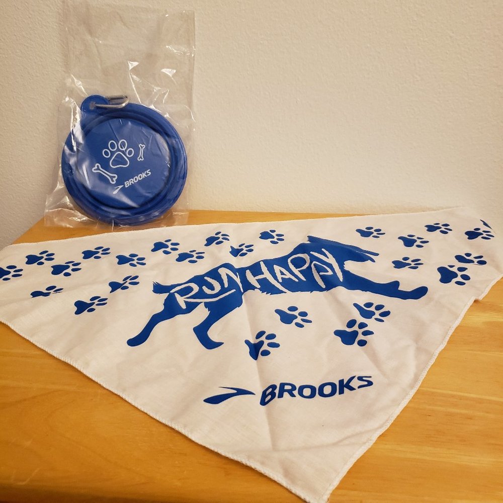 Brooks Dog Bandana + Travel Bowl